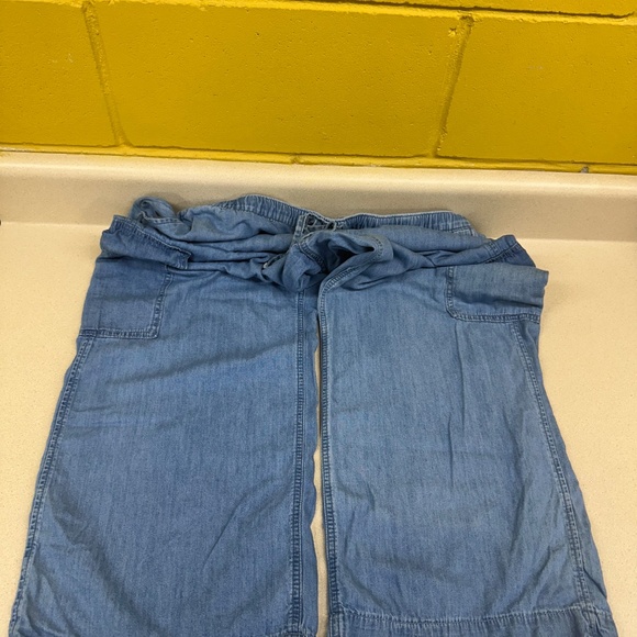 Women's Gap Wide Leg Cargo Pants Blue Size Large - Picture 5 of 7